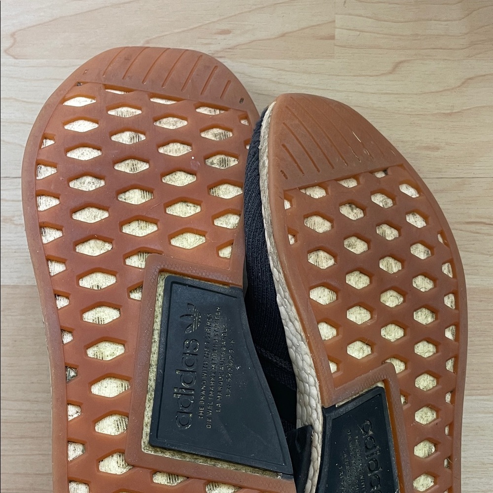 Adidas Charcoal and Cream Athletic Shoes - Picture 8 of 10